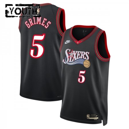 Maillot Enfant Philadelphia 76ers Quentin Grimes 2025-26 Nike Classic Edition Noir Swingman Maillot Enfant Philadelphia 76ers Quentin Grimes 2025-26 Nike Classic Edition Noir Swingman